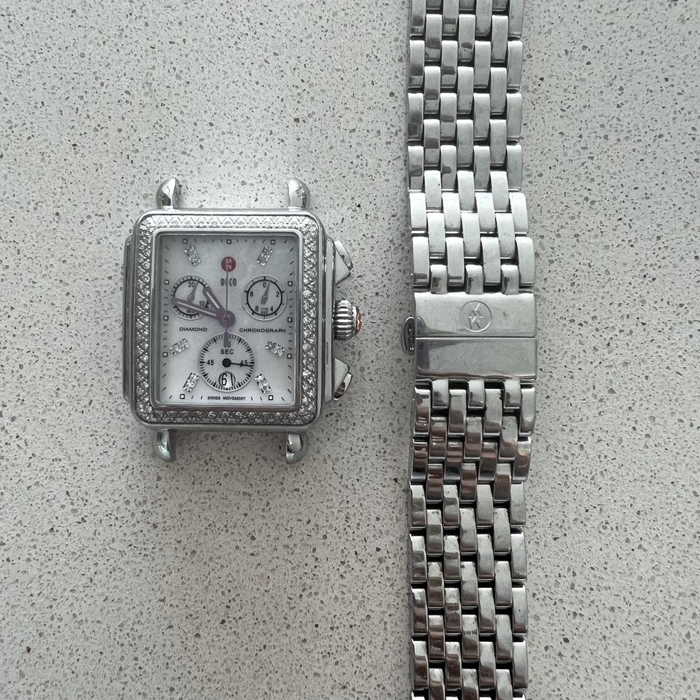 MICHELE Deco Chronograph watch